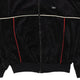 Vintage black Christian Dior Velour Track Jacket - mens medium