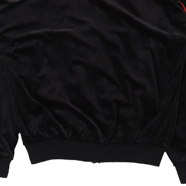 Vintage black Christian Dior Velour Track Jacket - mens medium