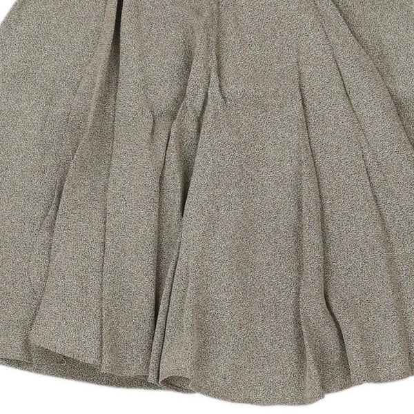Vintage grey Emporio Armani Pleated Skirt - womens 26" waist