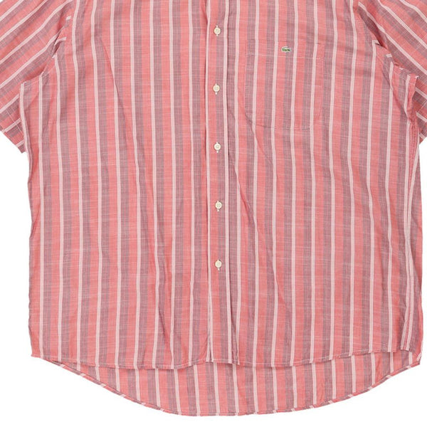 Vintage red Lacoste Short Sleeve Shirt - mens x-large