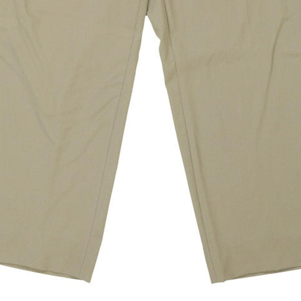 Vintage beige Burberry London Trousers - mens 40" waist