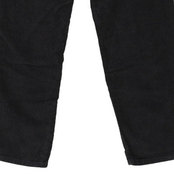 Vintage black Best Company Cord Trousers - womens 30" waist