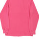 Vintage pink Lacoste Long Sleeve Polo Shirt - mens small