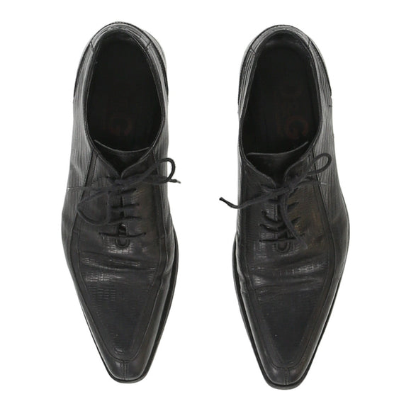 Vintage Dolce & Gabbana Shoes - UK 6.5 Black Leather shoes Dolce & Gabbana   