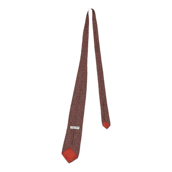 Vintage red Giorgio Armani Tie - mens no size