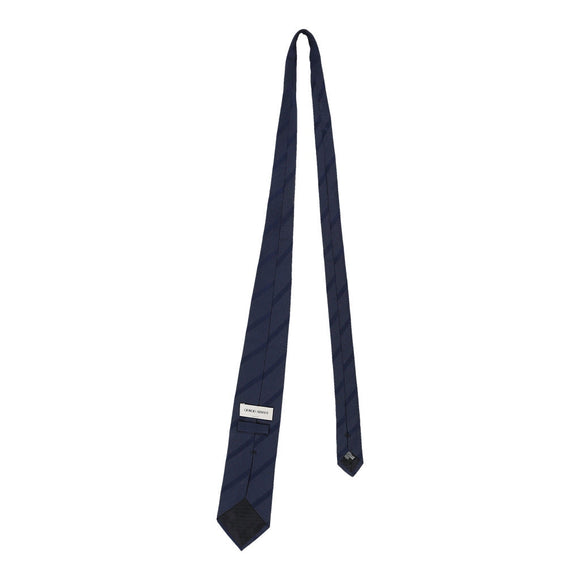 Vintage grey Giorgio Armani Tie - mens no size