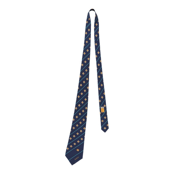 Vintage blue Gucci Tie - mens no size