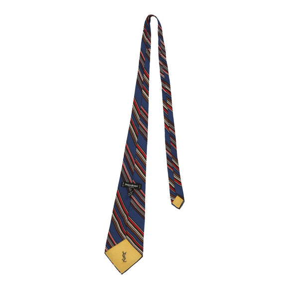 Vintage blue Yves Saint Laurent Tie - mens no size