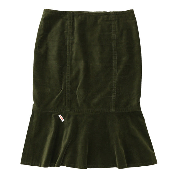 Vintage green Max Mara Skirt - womens 28" waist