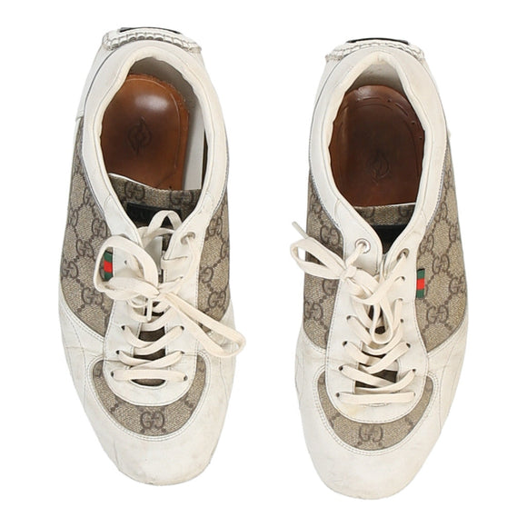 Vintage Gucci Trainers - UK 8.5 White Leather trainers Gucci   