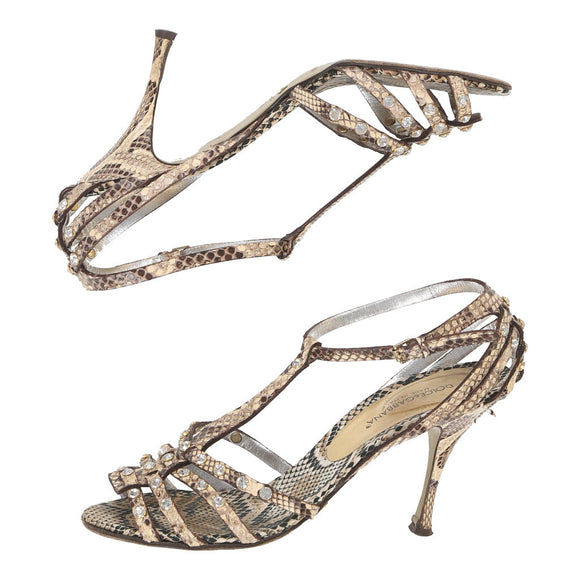 Vintage Dolce & Gabbana Heels - UK 5 Gold Leather heels Dolce & Gabbana   
