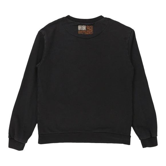 Vintage black Cavalli Sweatshirt - womens small