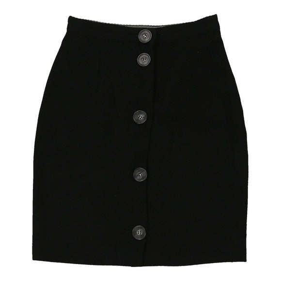 Vintage black Emporio Armani Skirt - womens 26" waist