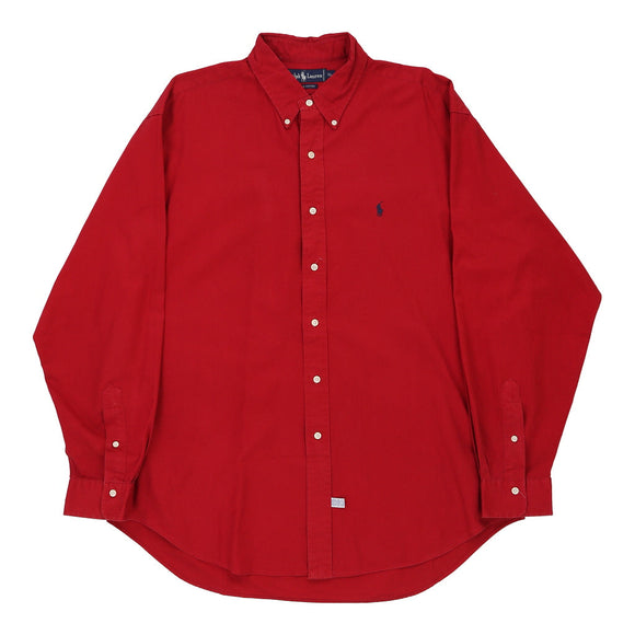 Vintage red Ralph Lauren Shirt - mens x-large