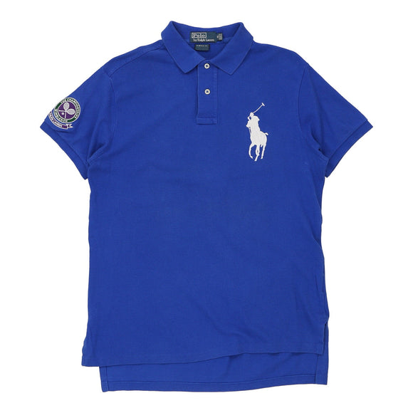 Vintage blue Polo by Ralph Lauren Polo Shirt - mens medium
