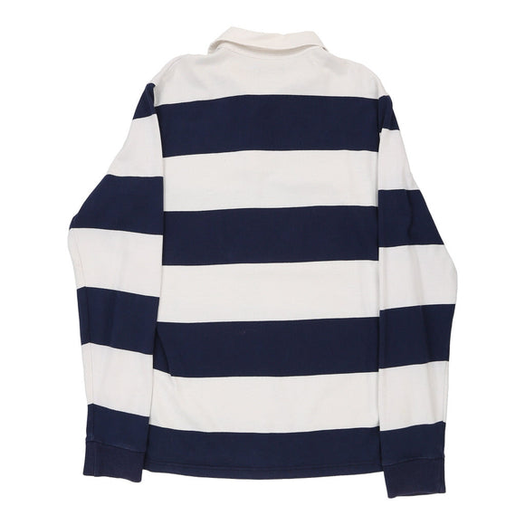 Vintage block colour Ralph Lauren Long Sleeve Polo Shirt - mens x-large