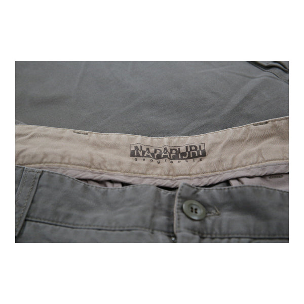 Vintage khaki Napapijri Cargo Shorts - mens 36" waist