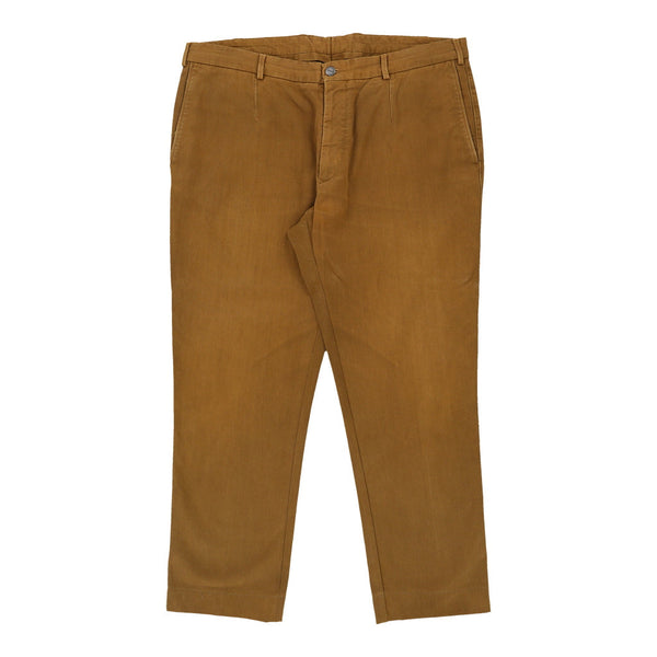 Vintage brown Burberry London Trousers - mens 42" waist