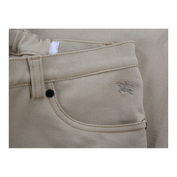 Vintage beige Burberry London Trousers - womens 32" waist