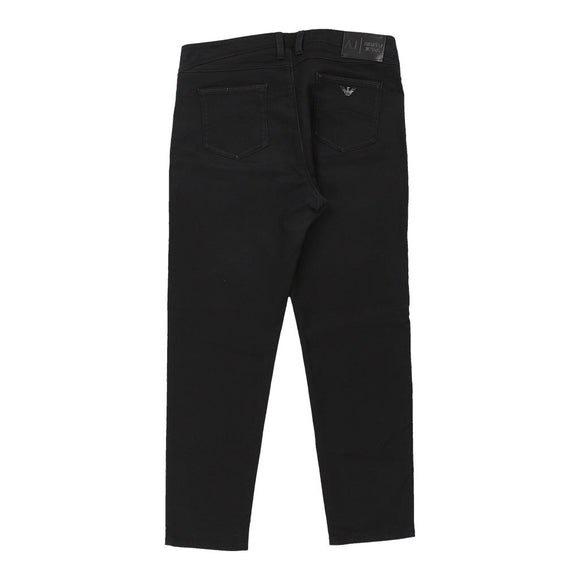Vintage black Armani Jeans Jeans - womens 36" waist