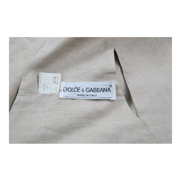Vintage beige Dolce & Gabbana Halterneck Top - womens large