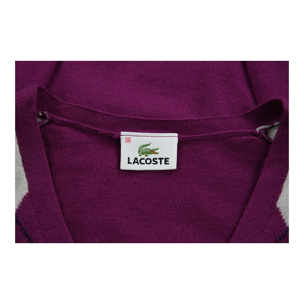 Vintage purple Lacoste Jumper - womens small