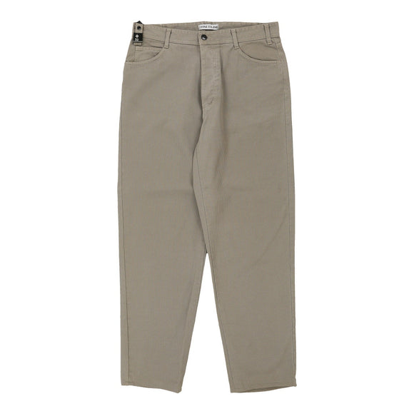 Vintage beige Stone Island Trousers - mens 33" waist