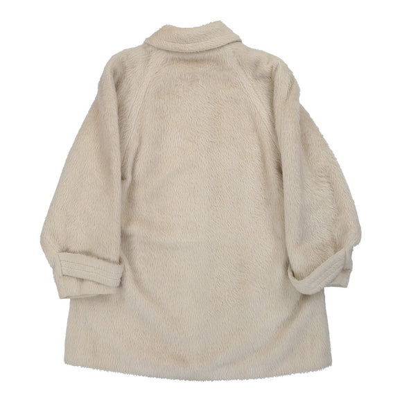 Vintage Les Copains Coat - XL Cream Viscose coat Les Copains   