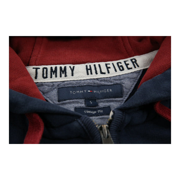 Vintage navy Tommy Hilfiger Hoodie - mens small