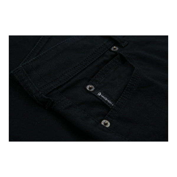 Vintage black Armani Jeans Trousers - womens 32" waist