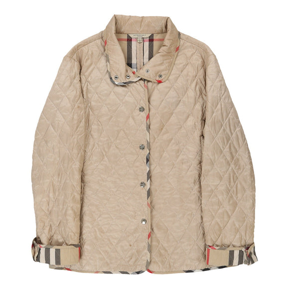 Vintage beige Burberry London Jacket - womens large