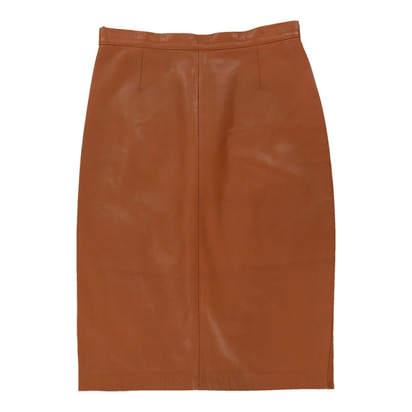 Vintage brown Trussardi Mini Skirt - womens 28" waist