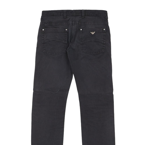 Vintage black Armani Jeans Jeans - womens 33" waist