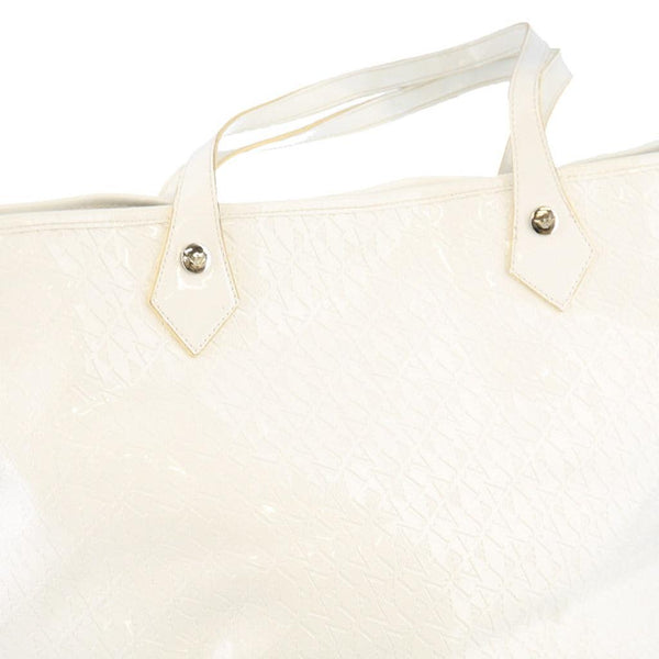 Vintage white Shopper Style  Armani Jeans Bag - womens no size