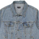 Vintage blue Armani Jeans Denim Jacket - mens x-large