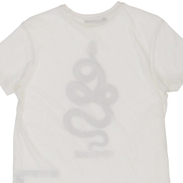 Vintage white Roberto Cavalli T-Shirt - mens medium