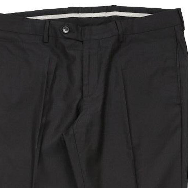 Vintage black Emporio Armani Trousers - mens 36" waist