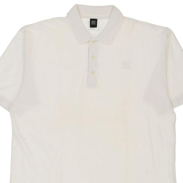 Vintage white Gianfranco Ferre Polo Shirt - mens x-large