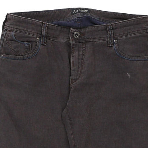 Vintage black Armani Jeans Jeans - mens 32" waist