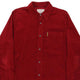 Vintage red Armani Jeans Cord Shirt - mens large