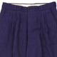 Vintage blue Versace V2 Classic Trousers - mens 35" waist