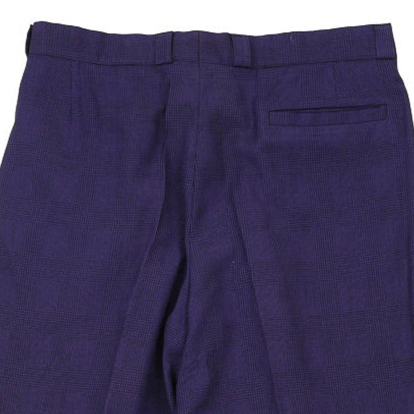 Vintage blue Versace V2 Classic Trousers - mens 35" waist