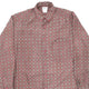 Vintage red Benetton Patterned Shirt - mens large