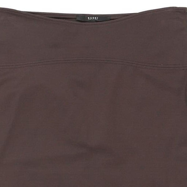 Vintage brown Gucci Mini Skirt - womens 31" waist