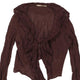 Vintage brown Cavalli Class Cardigan - womens large