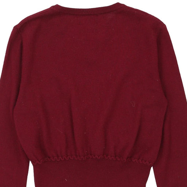 Vintage burgundy Benetton Jumper - womens small