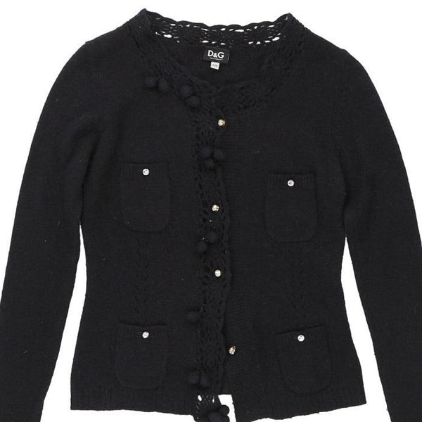 Vintage black Dolce & Gabbana Cardigan - womens x-small