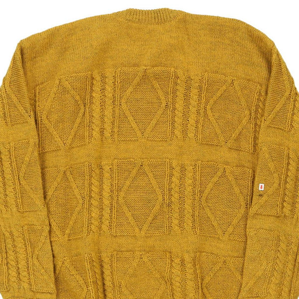 Vintage yellow Byblos Jumper - womens x-large