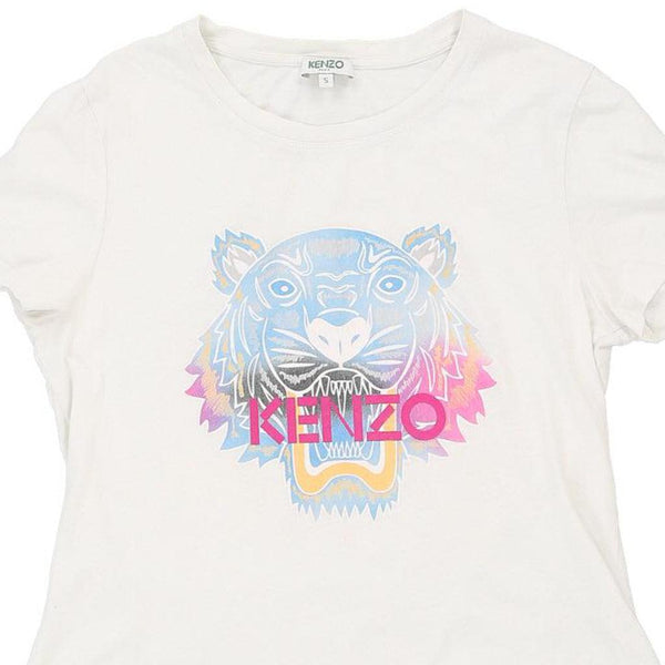 Vintage white Kenzo T-Shirt - womens small