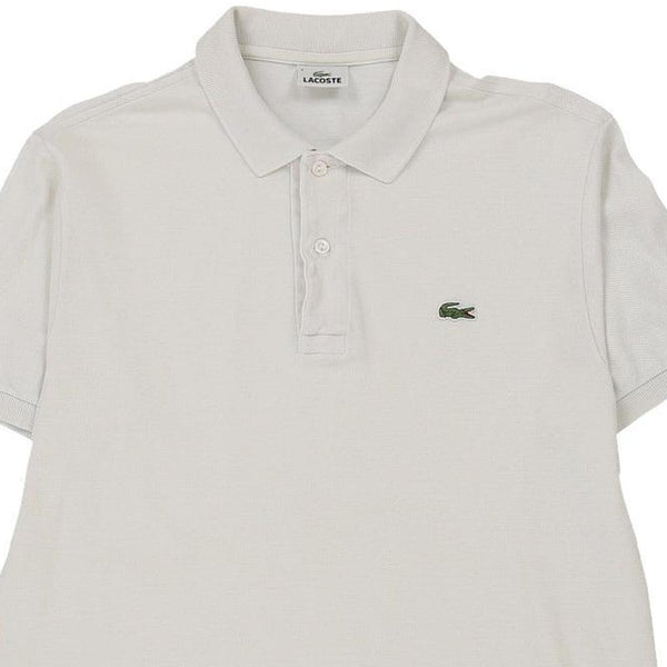 Vintagewhite Lacoste Polo Shirt - mens medium